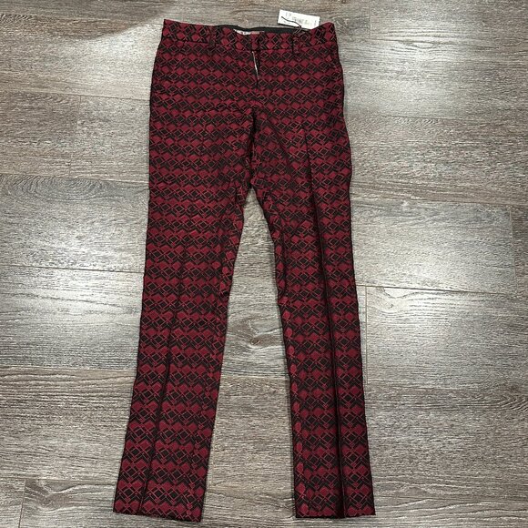 Mr Turk Men’s Patterned Pants – Size 28 (New With Tags) - Picture 1 of 8
